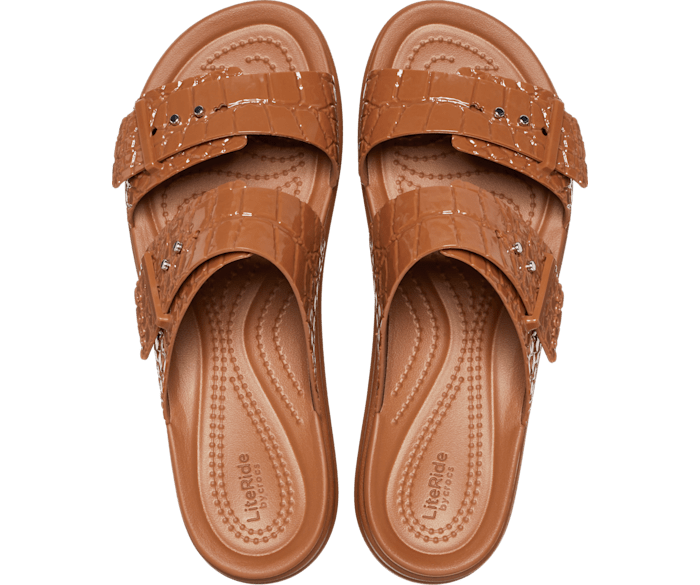 Leather top crocs best sale