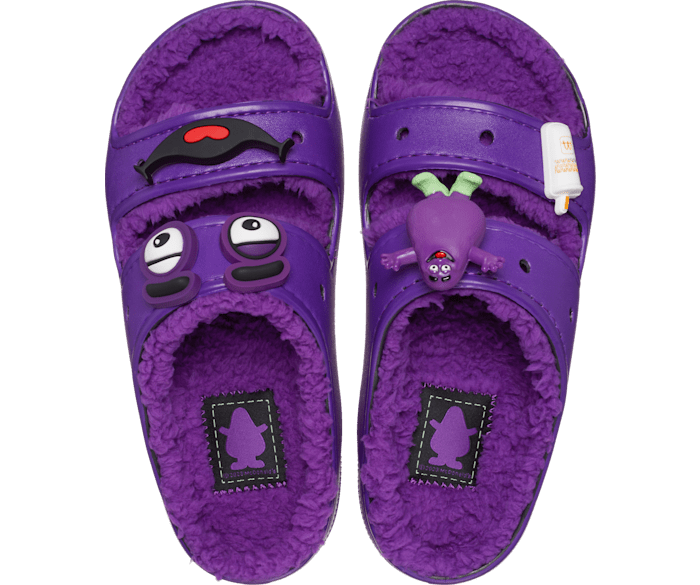 McDonald’s x Crocs Grimace Cozzzy Sandal