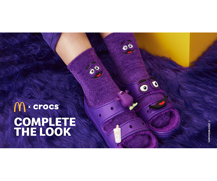 McDonald’s x Crocs Grimace Cozzzy Sandal