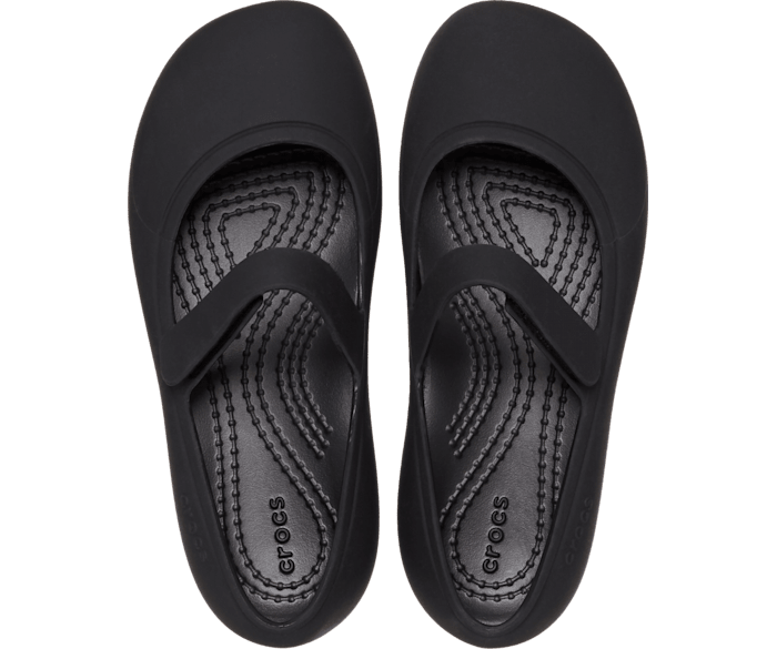 Crocs Toddler Brooklyn Mary Jane Flat Black C10
