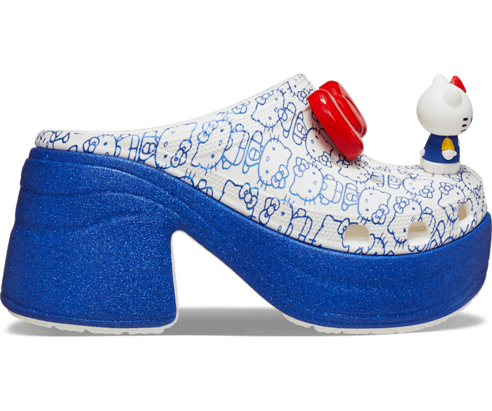 被り心地最高 Hello REVIEW Blue Kitty ×Crocs in Siren Crocs™ CLOG ...