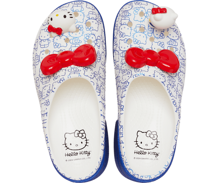 Hello Kitty ×Crocs Siren Clog White/Blue - www.stedile.com.br