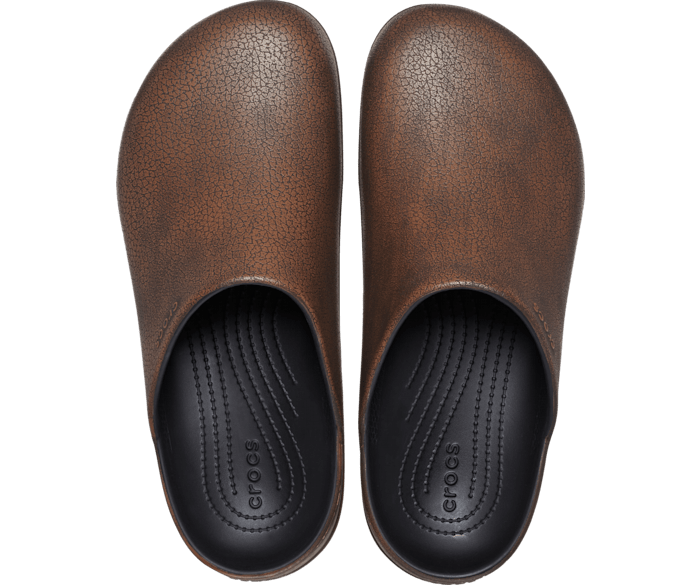 Crocs leather top sale