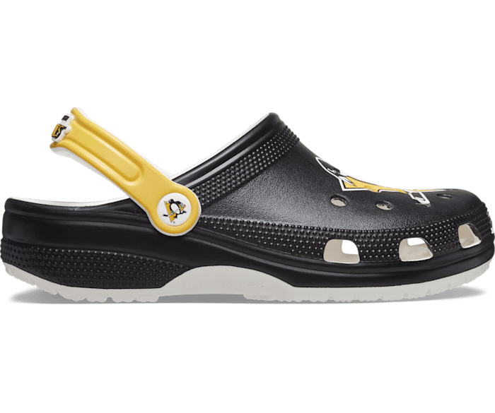 Crocs NHL Pittsburgh Penguins Classic Clog White W9 M7