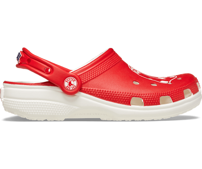 Crocs red and white sales