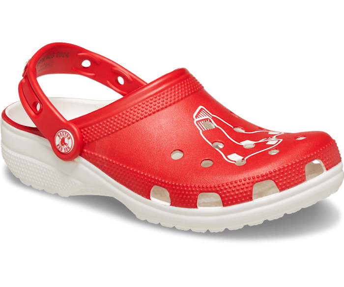 Red 2025 sox crocs
