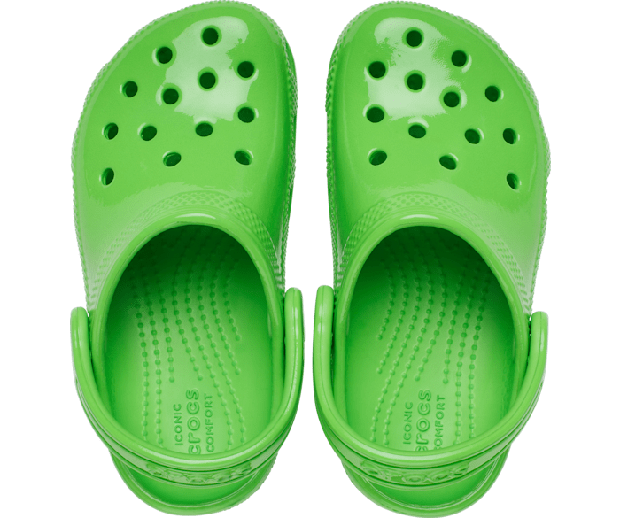 Lime green crocs kids outlet