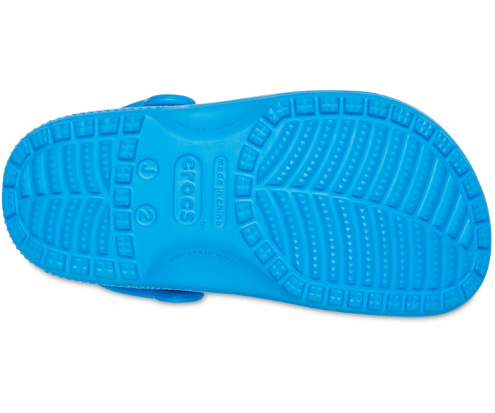 Neon blue crocs outlet