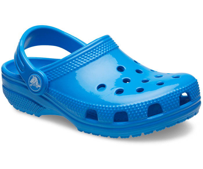 Neon blue crocs outlet