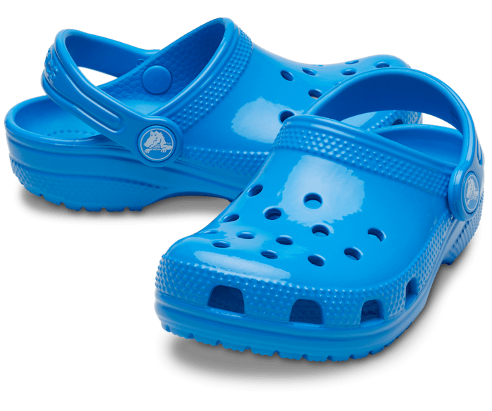 Neon outlet blue crocs