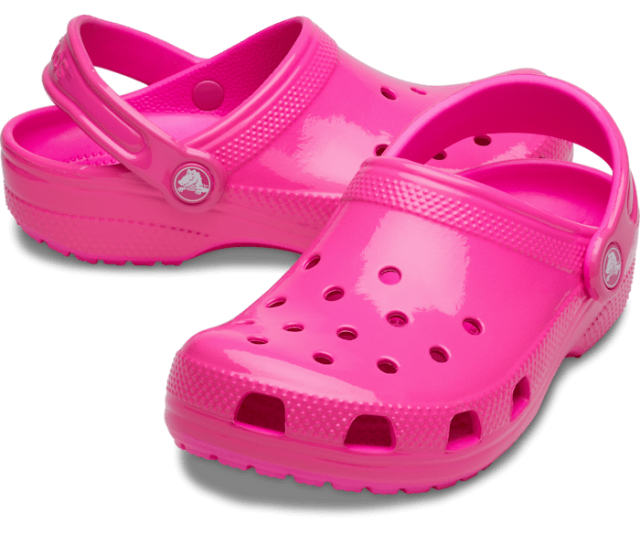 Neon pink sale crocs
