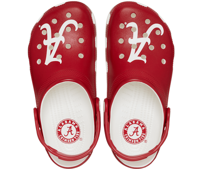 White crocs that say crocs on the side new arrivals