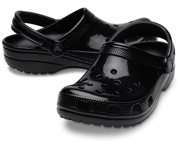 Black crocs with fur men cheap
