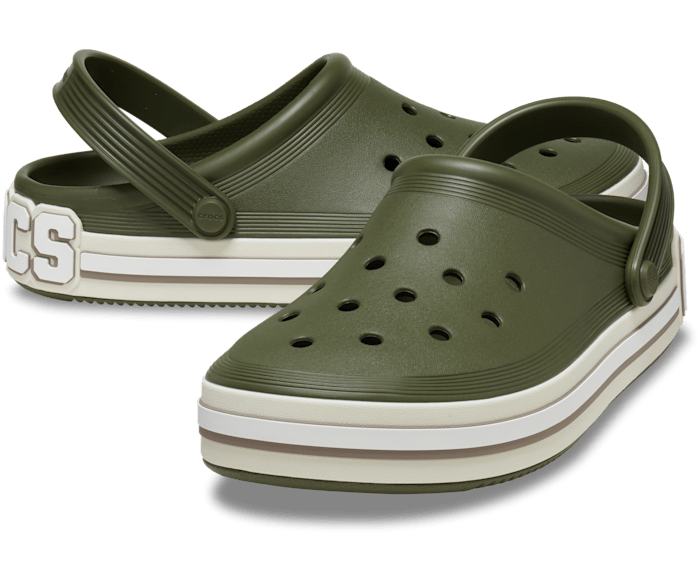 Crocband logo clog discount