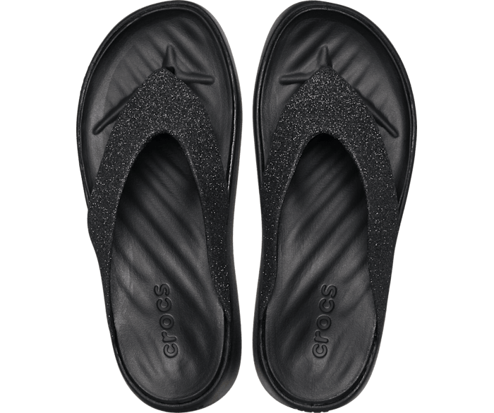 Crocs sparkle flip flops sale