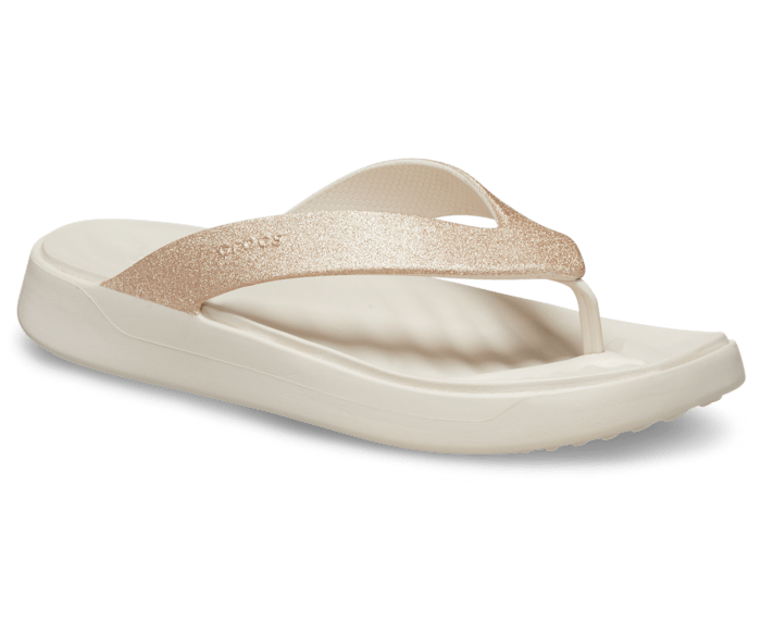 Crocs Getaway Glitter Flip Stucco W11