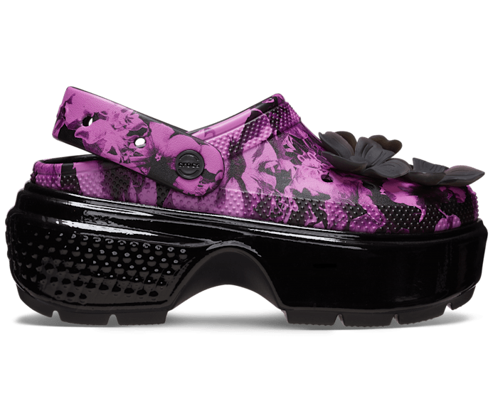 Womens discount floral crocs