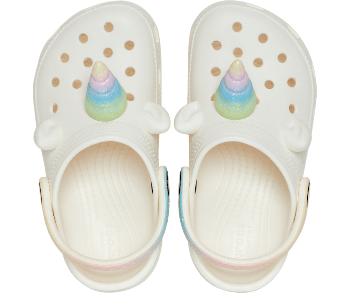 Toddler Classic I AM Rainbow Unicorn Clog