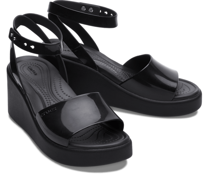 Crocs wedges black shop