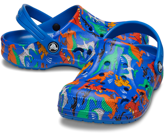 Crocs Kids Baya Seasonal Printed Clog Bright Cobalt J3