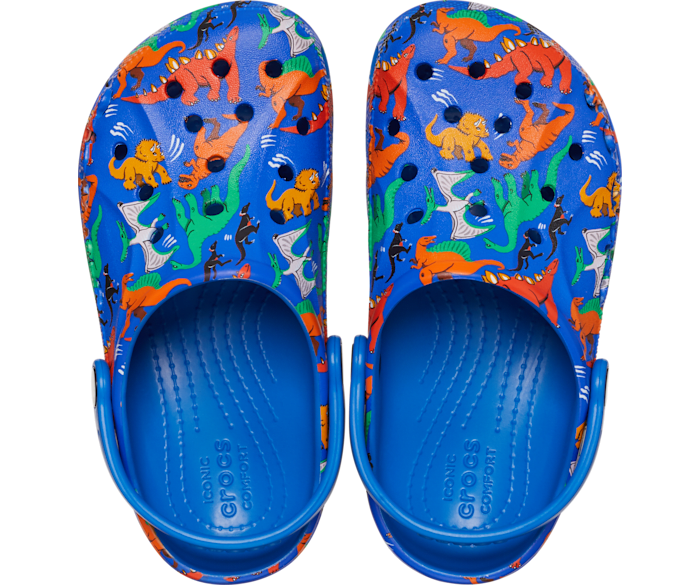 Kids Baya Seasonal Printed Clog Crocs
