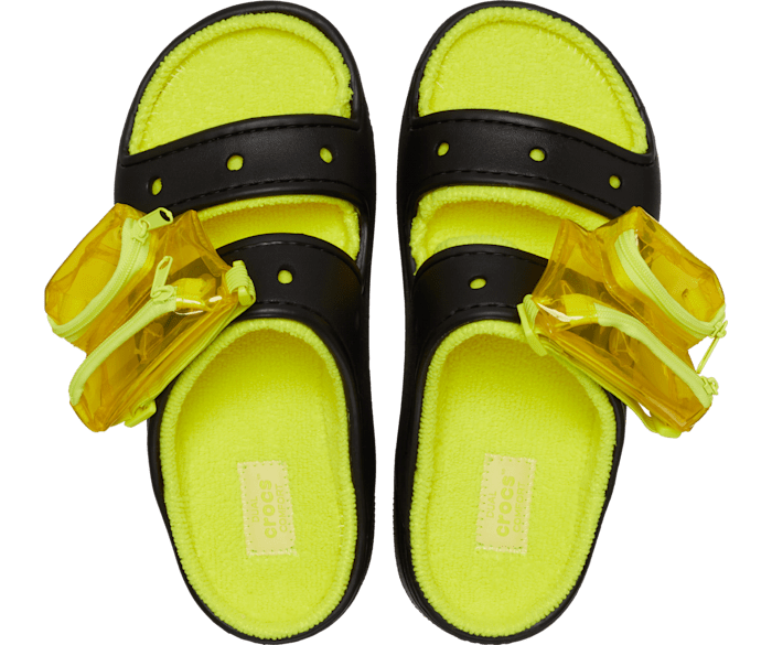 Dual crocs top comfort slippers