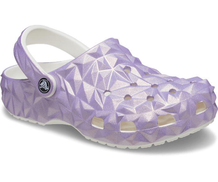 Iridescent hotsell white crocs