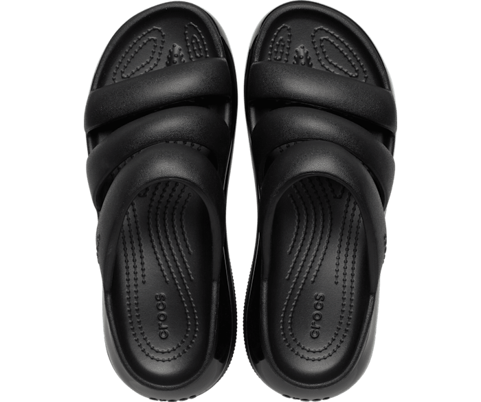 ダリア】crocs メガクラッシュ サンダル 黒 - 靴
