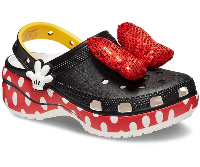 Red platform crocs 2025