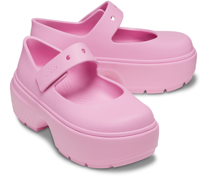 Crocs Stomp Mary Jane Sandals Pink US M7 W9 Woman