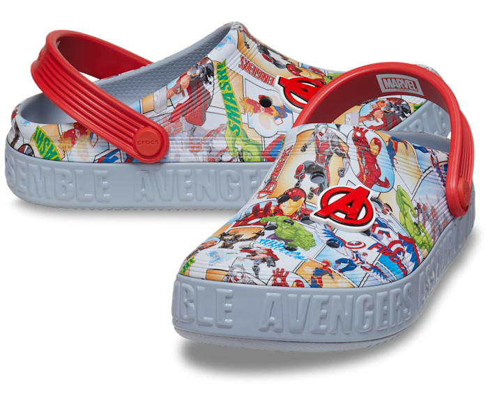 Kids Avengers Off Court Clog