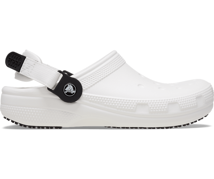 Crocs PFD Classic Slip Resistant Work Clog White W6 M4