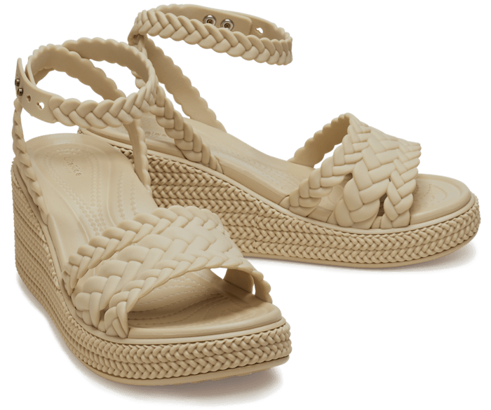 Brooklyn Woven Ankle Strap Wedge