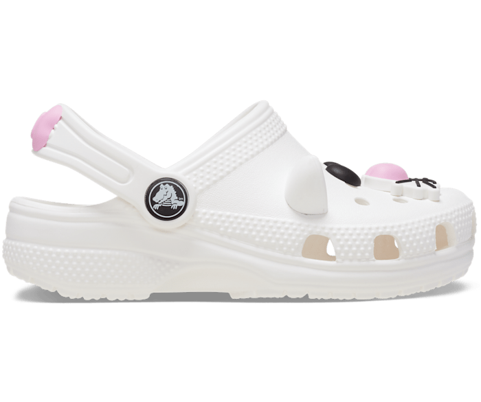 Toddlers Classic I AM White Cat Clog