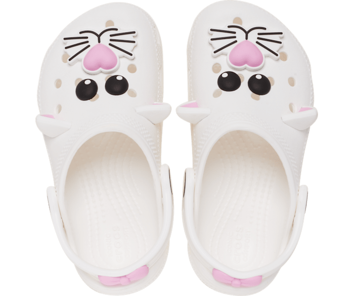 Cute white crocs hot sale