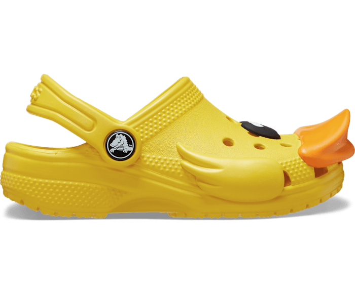 Crocs Toddlers Classic I AM Rubber Ducky Clog Sunflower C7