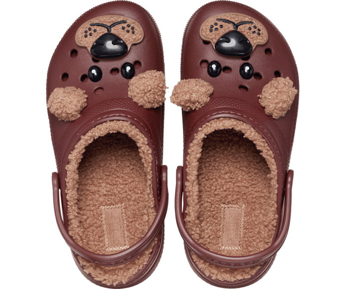 Toddler Classic Lined I AM Brown Bear Clog Crocs