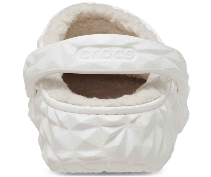 Classic fuzz lined crocs white new arrivals