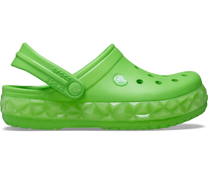 Toddler Crocband Geometric Glow in the Dark Band Clog Crocs