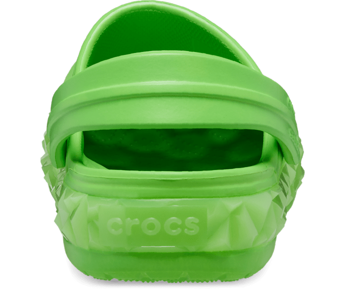 Crocs Toddler Crocband Geometric Glow in the Dark Band Clog Green Slime C6