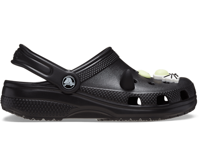 Black spiked crocs hot sale