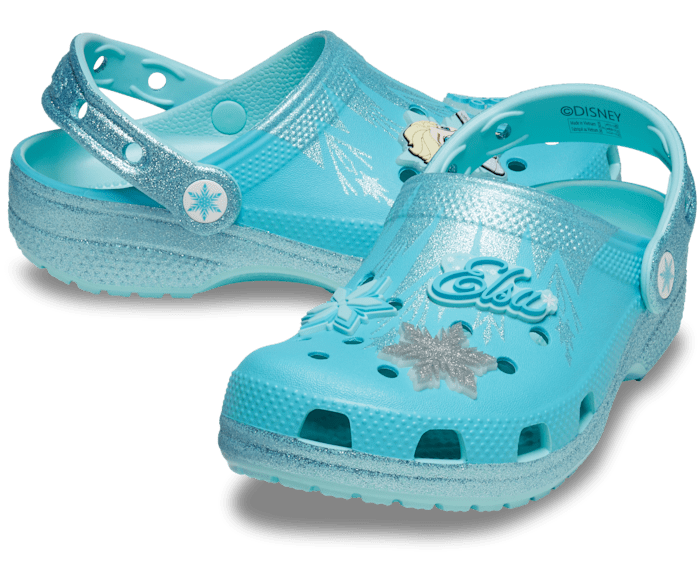 Crocs Multi Frozen Elsa Classic Clog Size 32 33