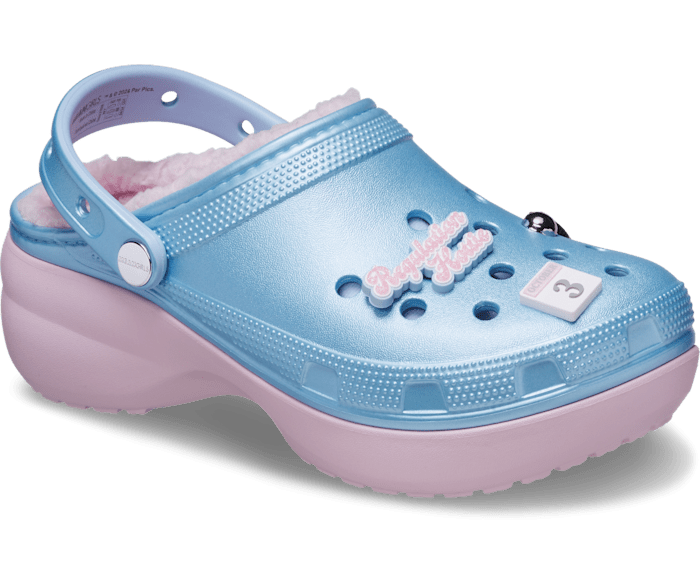 Blue and pink crocs shop