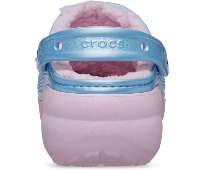 Girls fur lined crocs clearance