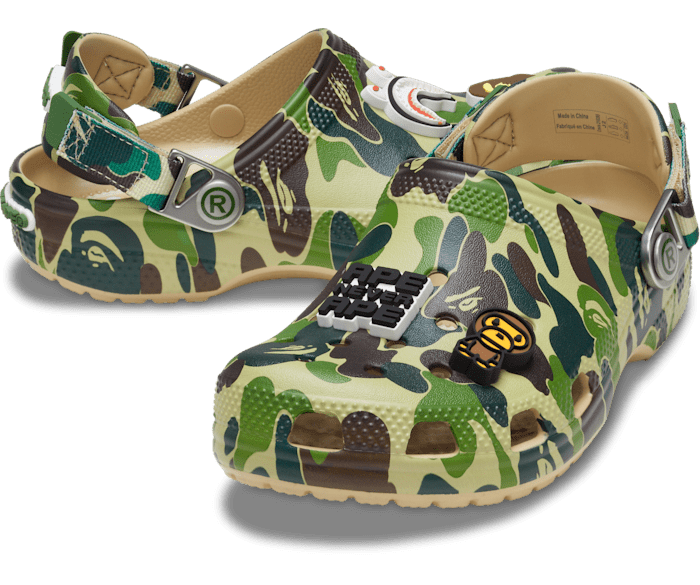 BAPE CROCS CLOG 迷彩柄 サボ・クロッグサンダル キッズ 19cm BAPE CROCS CLOG 迷彩柄 サボ・クロッグサンダル キッズ 19cm