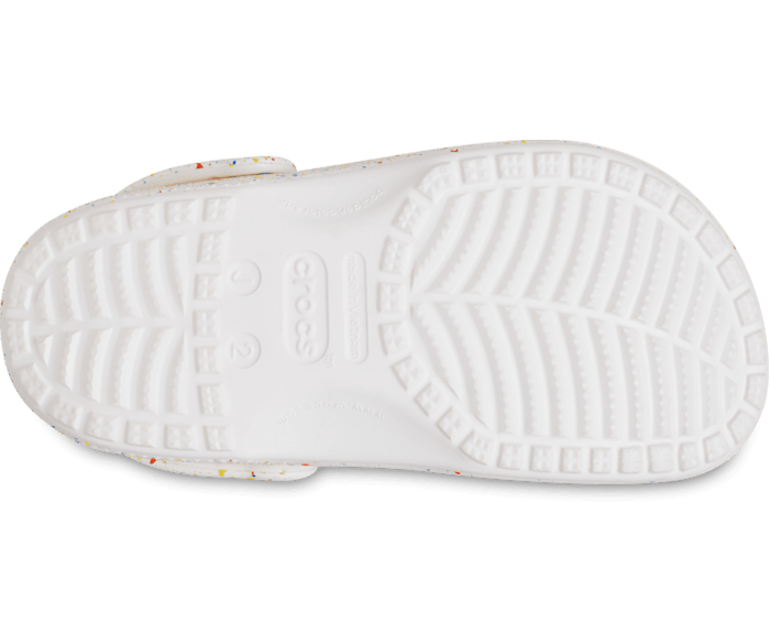 Crocs Kids Classic Splatter Paint Clog White Multi J6