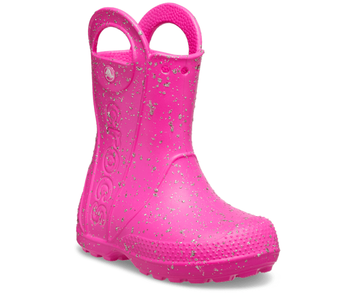 Kids Handle It Glitter Rain Boot Crocs