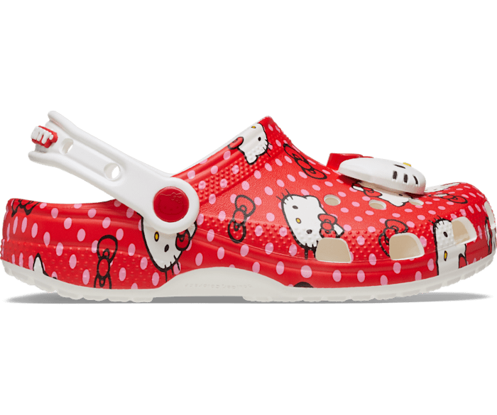 Crocs Classic Clog Hello Kitty Red Polka Dots Kids