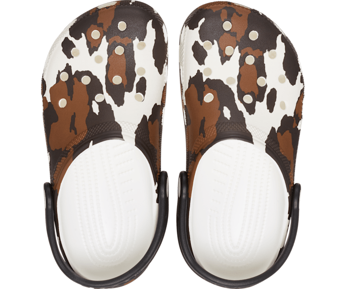 Kids Classic Cow Print Clog Crocs