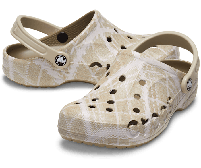Baya Holiday Plaid Clog Crocs